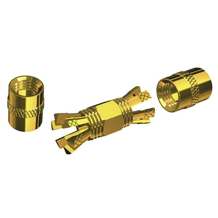 Gold-Plated Brass Connector - PL-258-CP-G