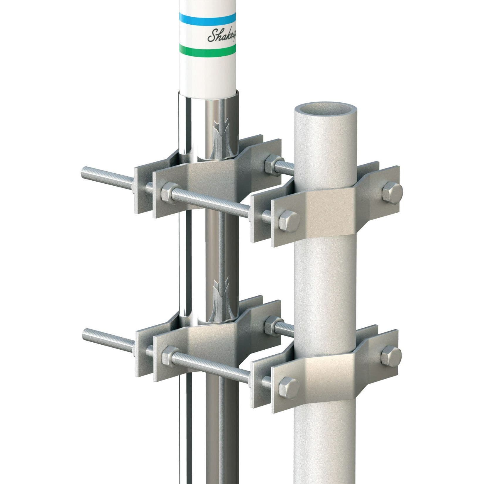 Galvanized Metal Mast Clamps Kit