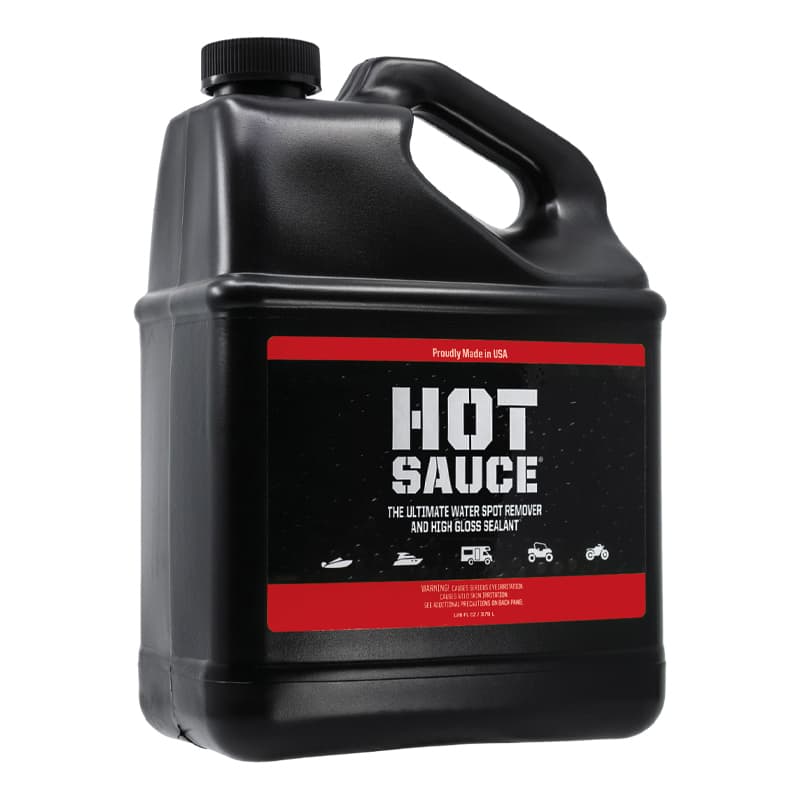 Hot Sauce - Hard Water Spot Remover with Sealants (Gallon)