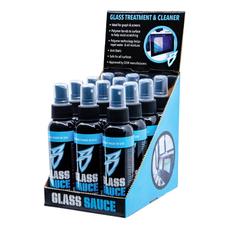 Glass Sauce - Glass Treatment & Cleaner (12 Pack of 4 oz. Bottles)