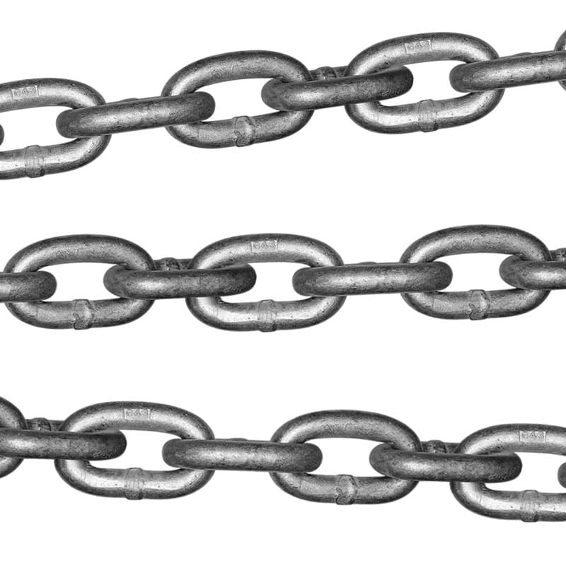 Long-Link Hot Dip Galvanized Mooring Chain - G43 (3/8”)