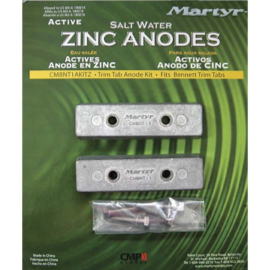 Bennett Trim Tab Anode Kit