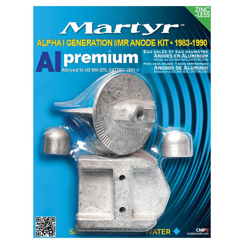 Mercruiser Alpha I Generation I Anode Kit - Aluminum (1983-90)