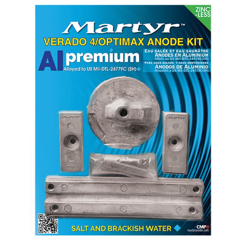 Mercruiser Verado 4 Anode Kit - Aluminum