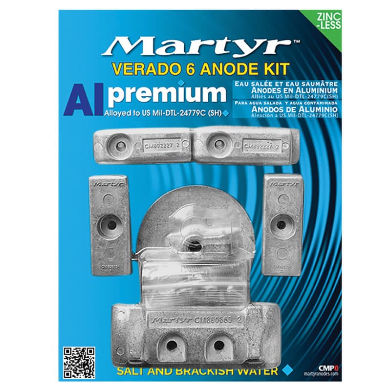 Mercruiser Verado 6 Anode Kit - Aluminum