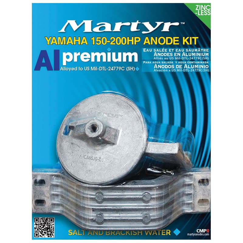 Yamaha Anode Kit - Aluminum (150-200 HP)