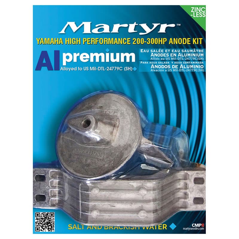 Yamaha Anode Kit - Aluminum (High Performance 200-300 HP)