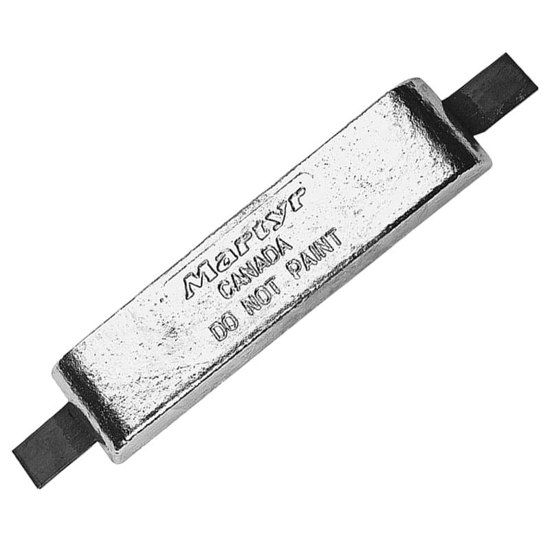Streamlined Hull Anode - Zinc (Length 12")