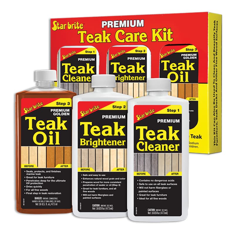 Premium Teak Care Kit (16 fl. oz.)