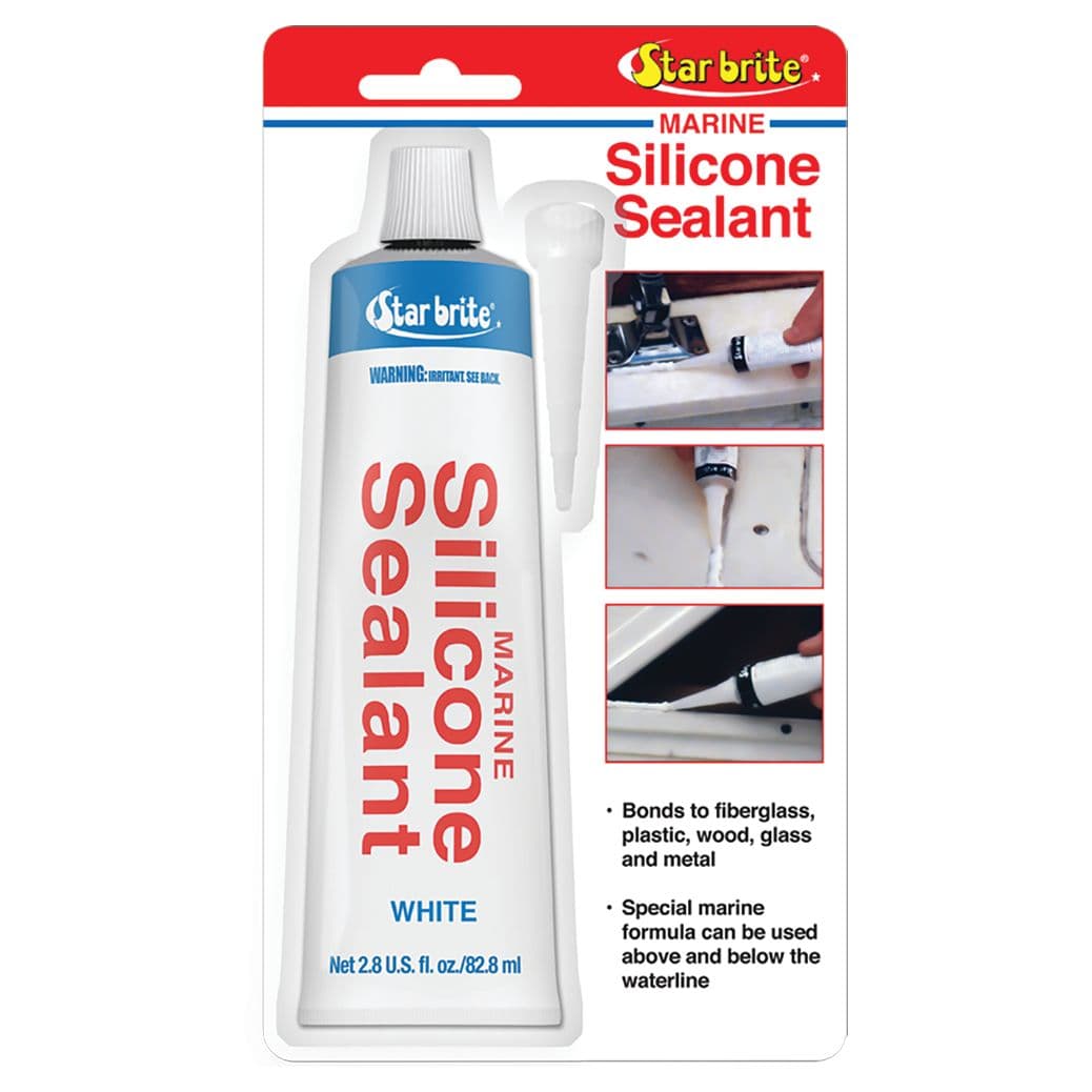 Marine Silicone Sealant - White (2.8 oz. Tube)
