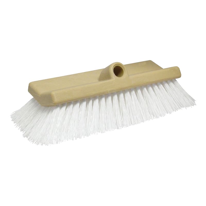 Big Boat Bi-Level Stiff Wash Brush  (10", White)
