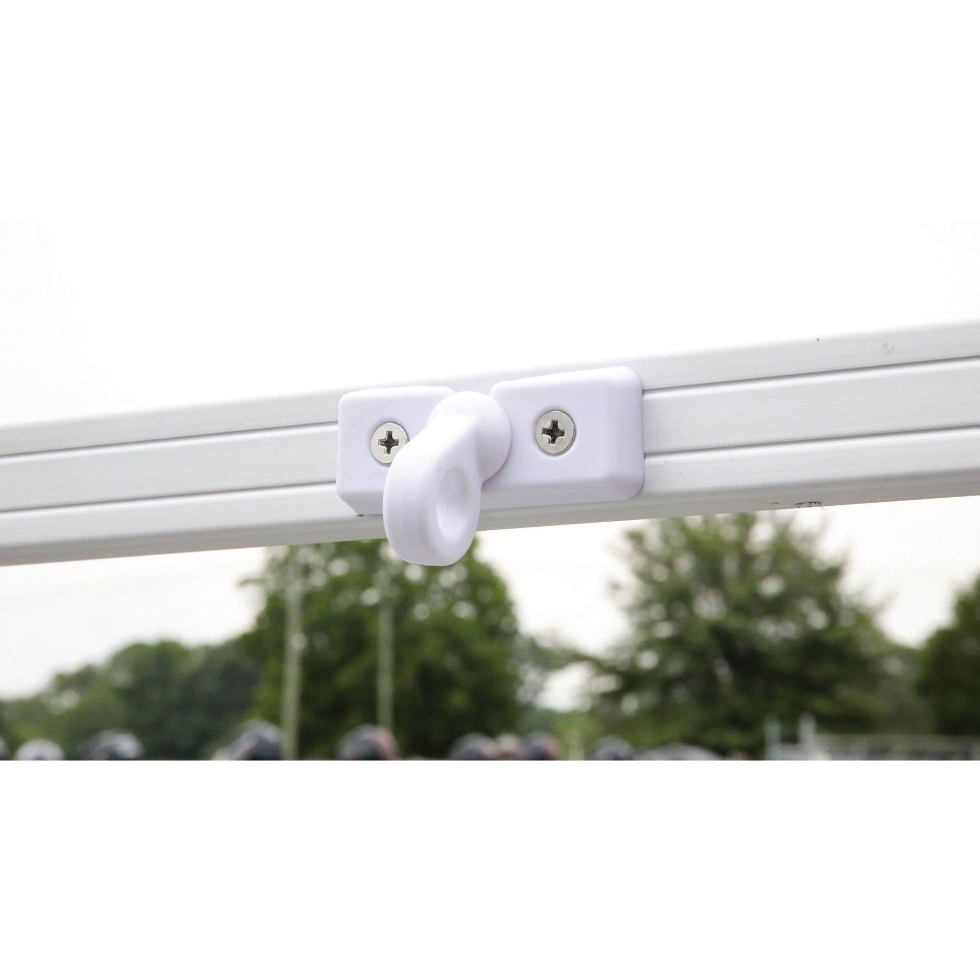 2 Piece Keyed Fender Holder (White)
