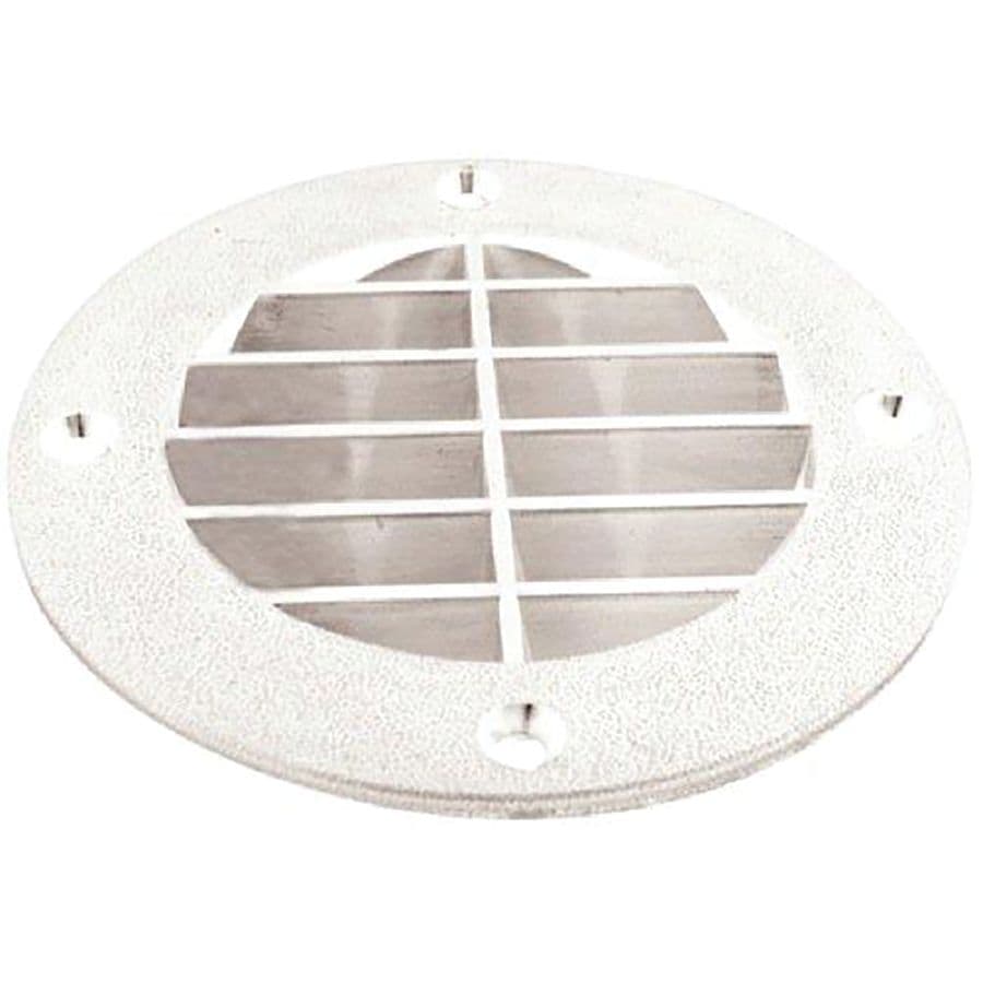 Round Louvered Vent (Fish White)