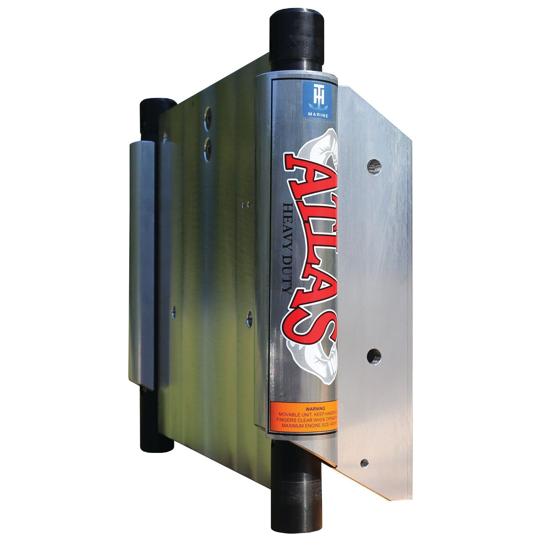 Atlas® Heavy Duty Hydraulic Jack Plates - Polished Aluminum (Setback: 12”)
