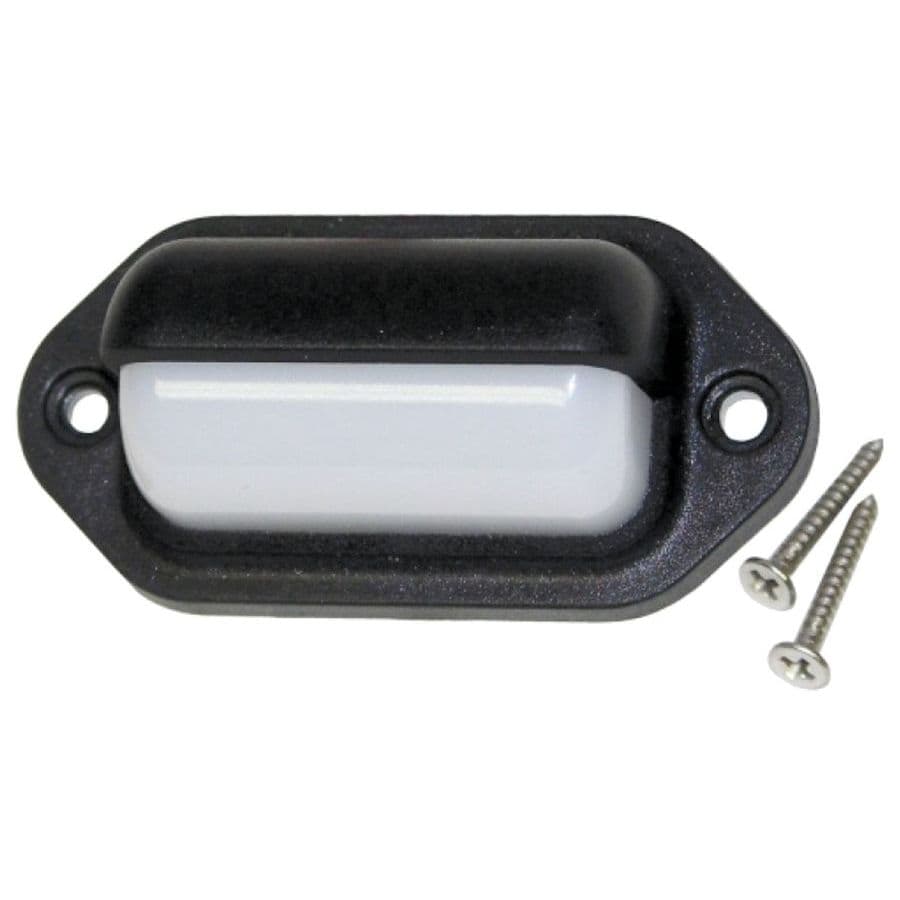 L.E.D. Companion Way Light (Black Bezel, 2 White LEDs)