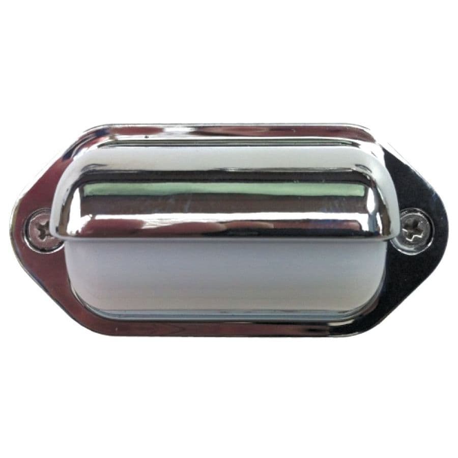 L.E.D. Companion Way Light (Chrome Bezel, 2 Blue LEDs)