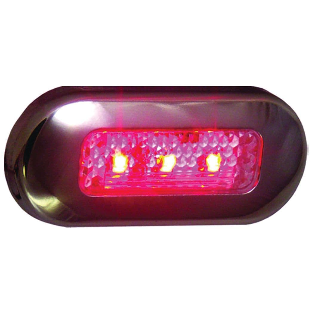 L.E.D. Oblong Courtesy Light (Red)