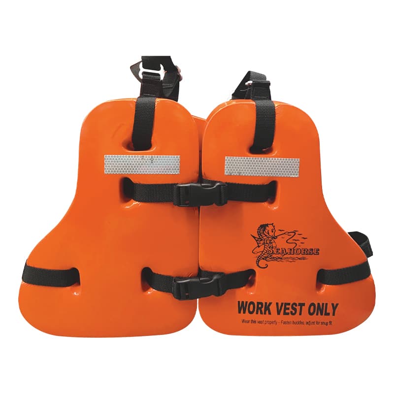 “The Seahorse” Vinyl Work Vest (XXX Large)