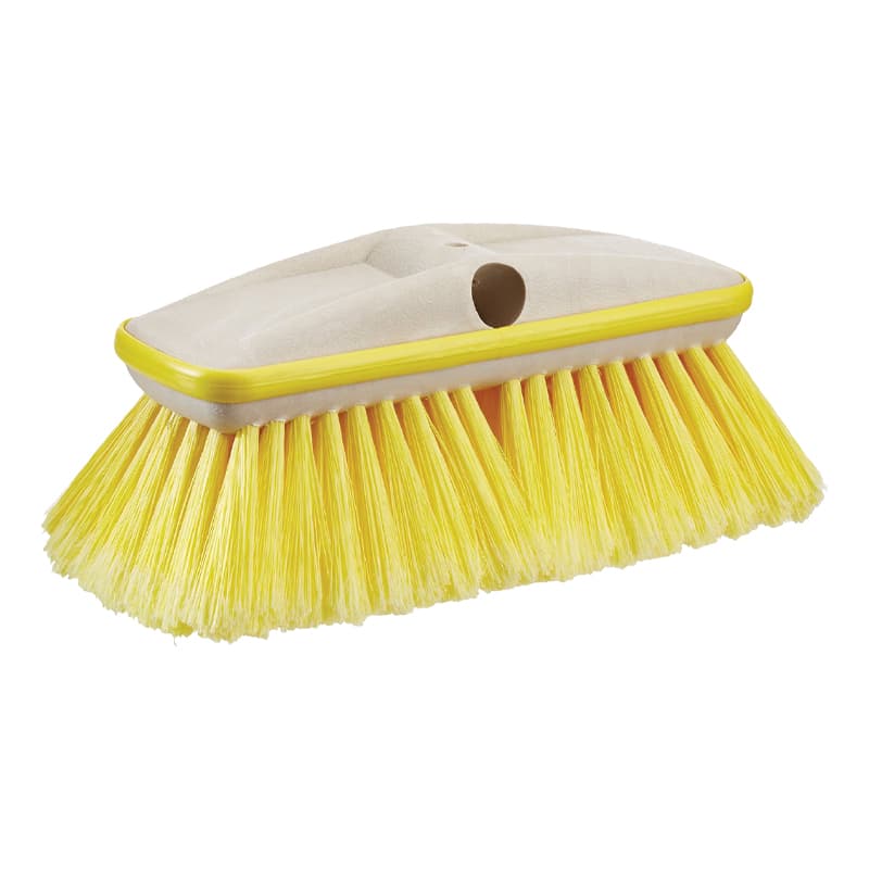 Deluxe Block Soft Wash Brush with Bumper (8", Yellow)