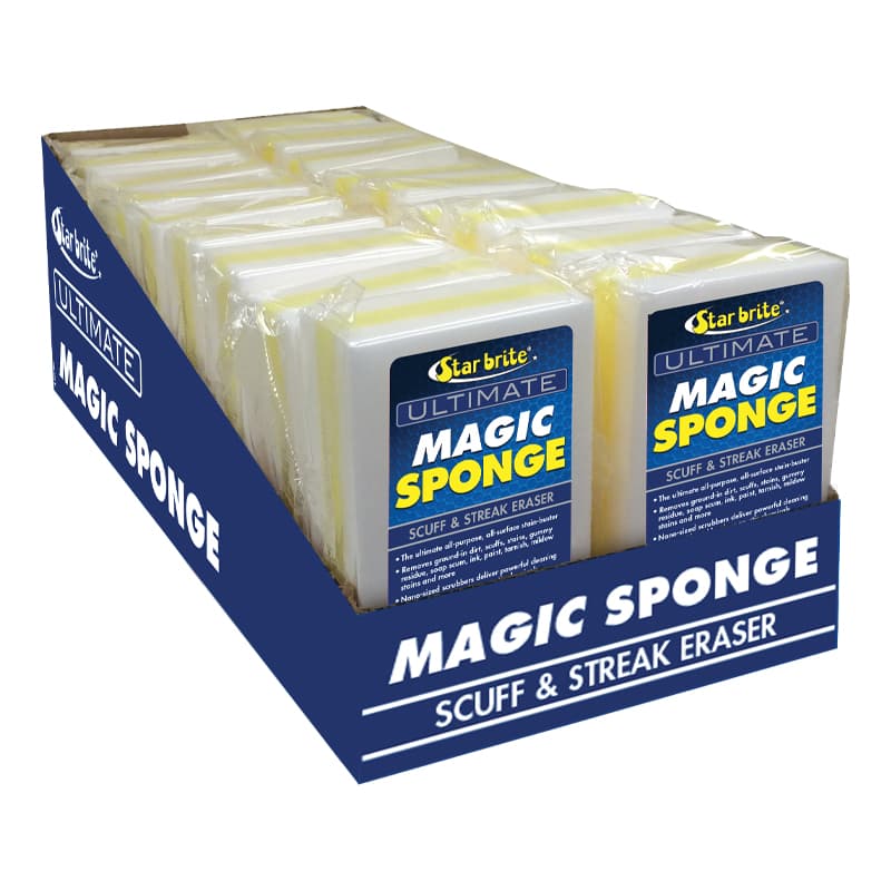 Ultimate Magic Sponge - Standard (5-1/4” L x 6-1/2” W, 18 Pack)