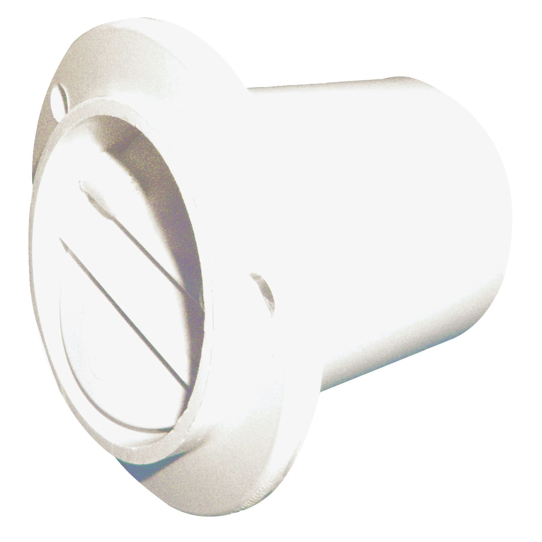 Scupper with Flapper (White)