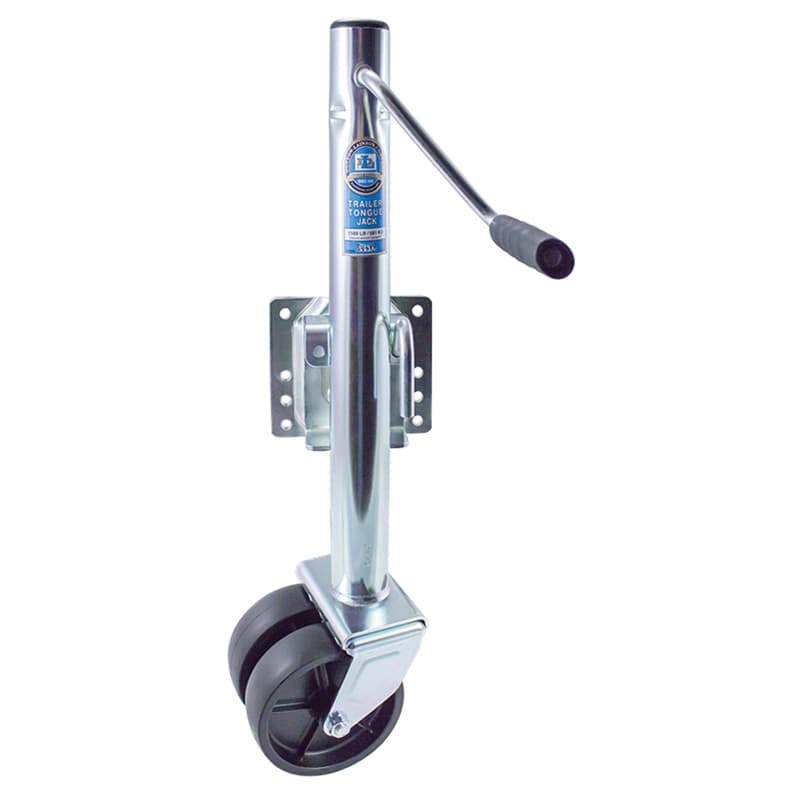 Dual Wheel Swivel Trailer Jack (1,500 lbs)