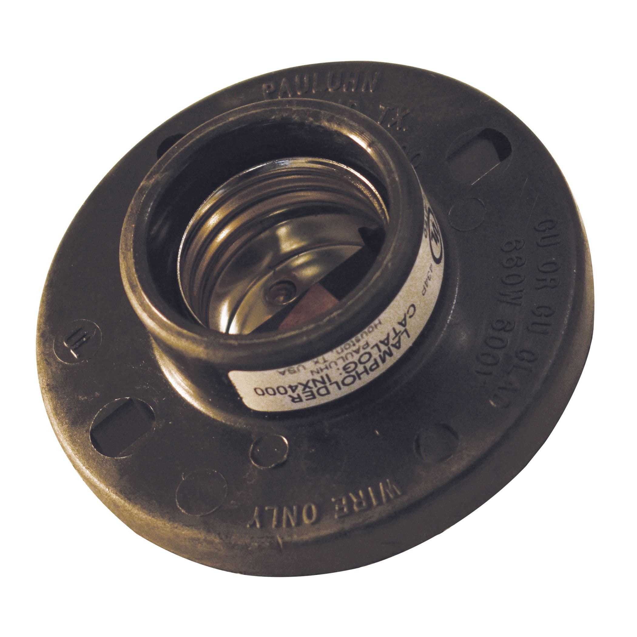Medium Screw Replacement Bakelite Sockets (Four Hole)