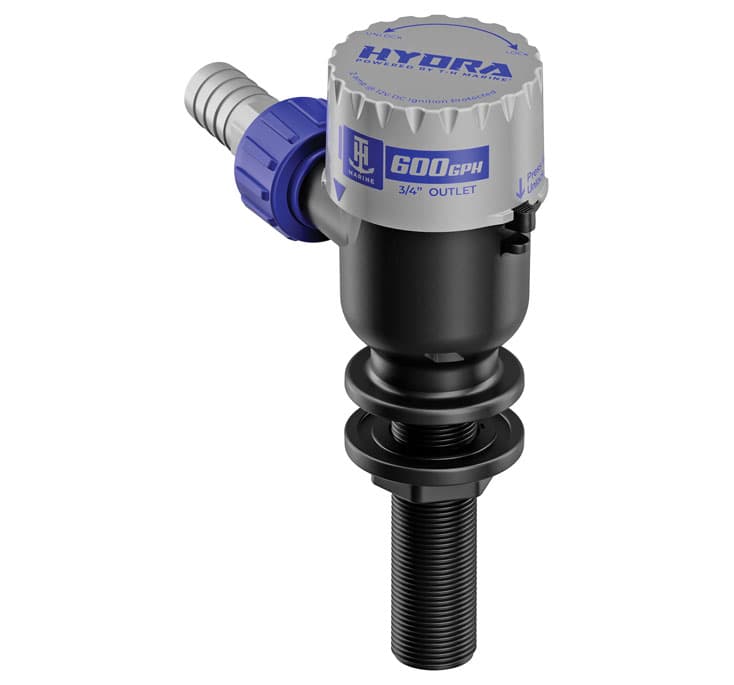 Hydra Livewell Pump with Long Threaded Intake Tube (600 GPH)