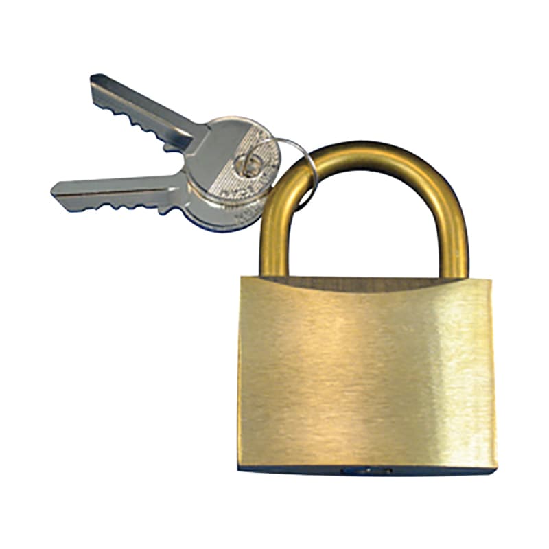Padlock (Solid Brass, 2” W)