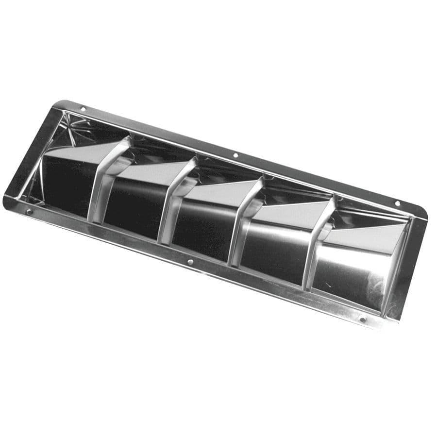 Stainless Steel 5 Louvered Vent (4-5/16” x 12-5/8”)