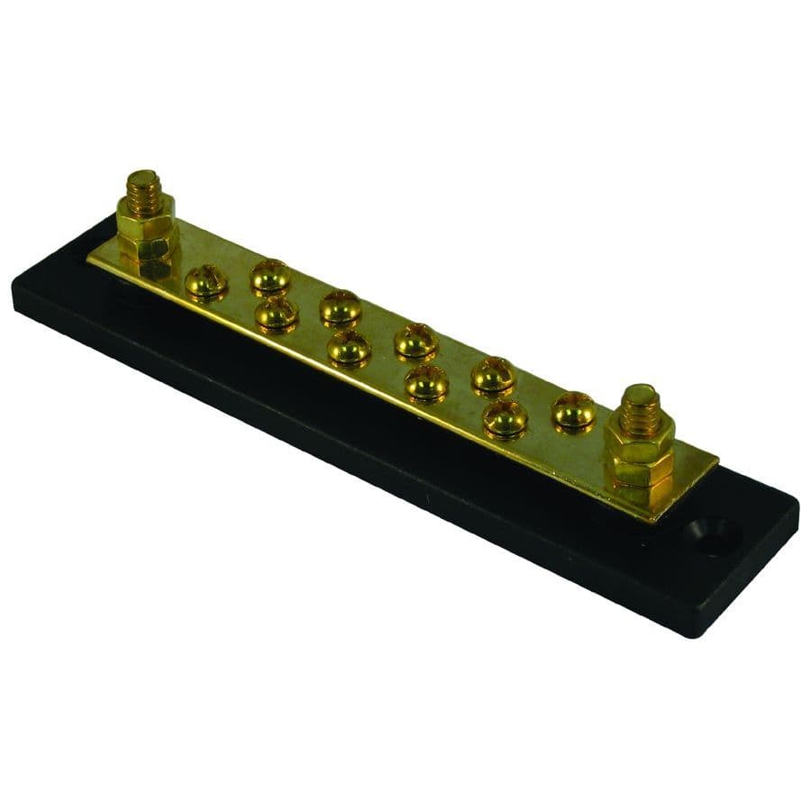 Terminal Junction Block with Solid Brass Bus Bar