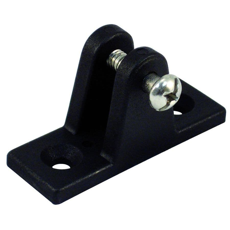 Black Nylon Deck Hinges (Large Pattern)
