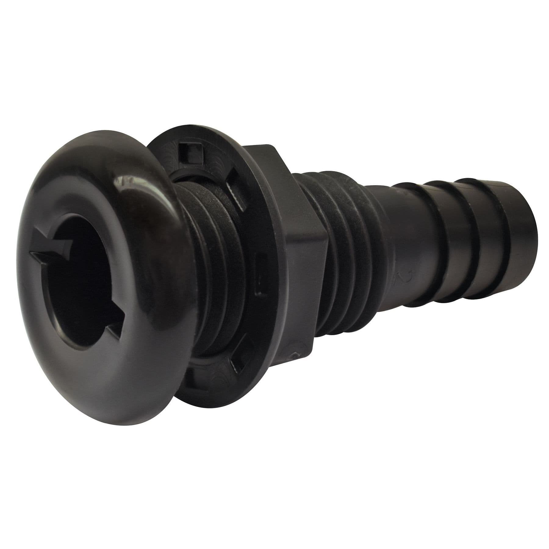 Black Thru-Hull Connectors (3/4” ID)
