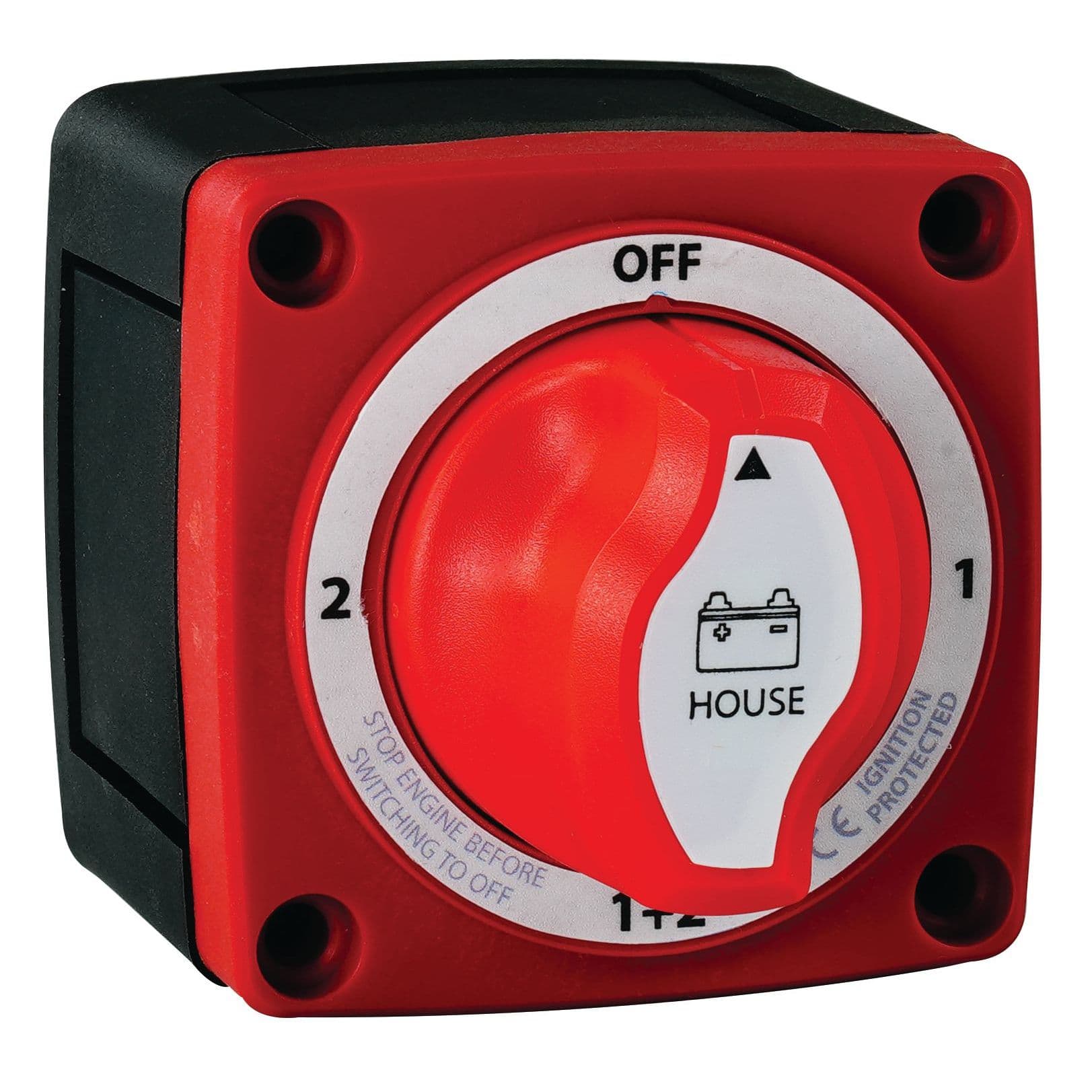 Battery Selector Switch - 1-2-Both-Off