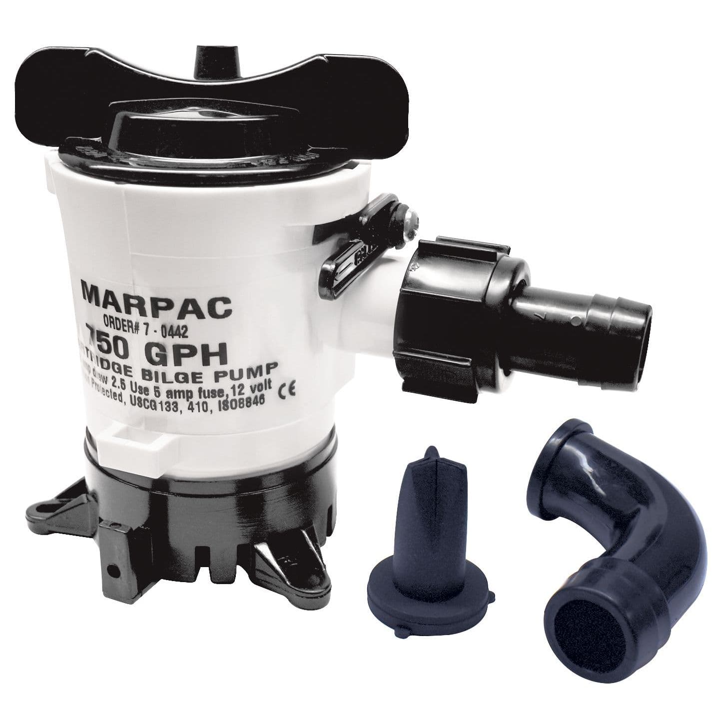Non-Automatic Submersible Cartridge Bilge Pump (750 GPH)