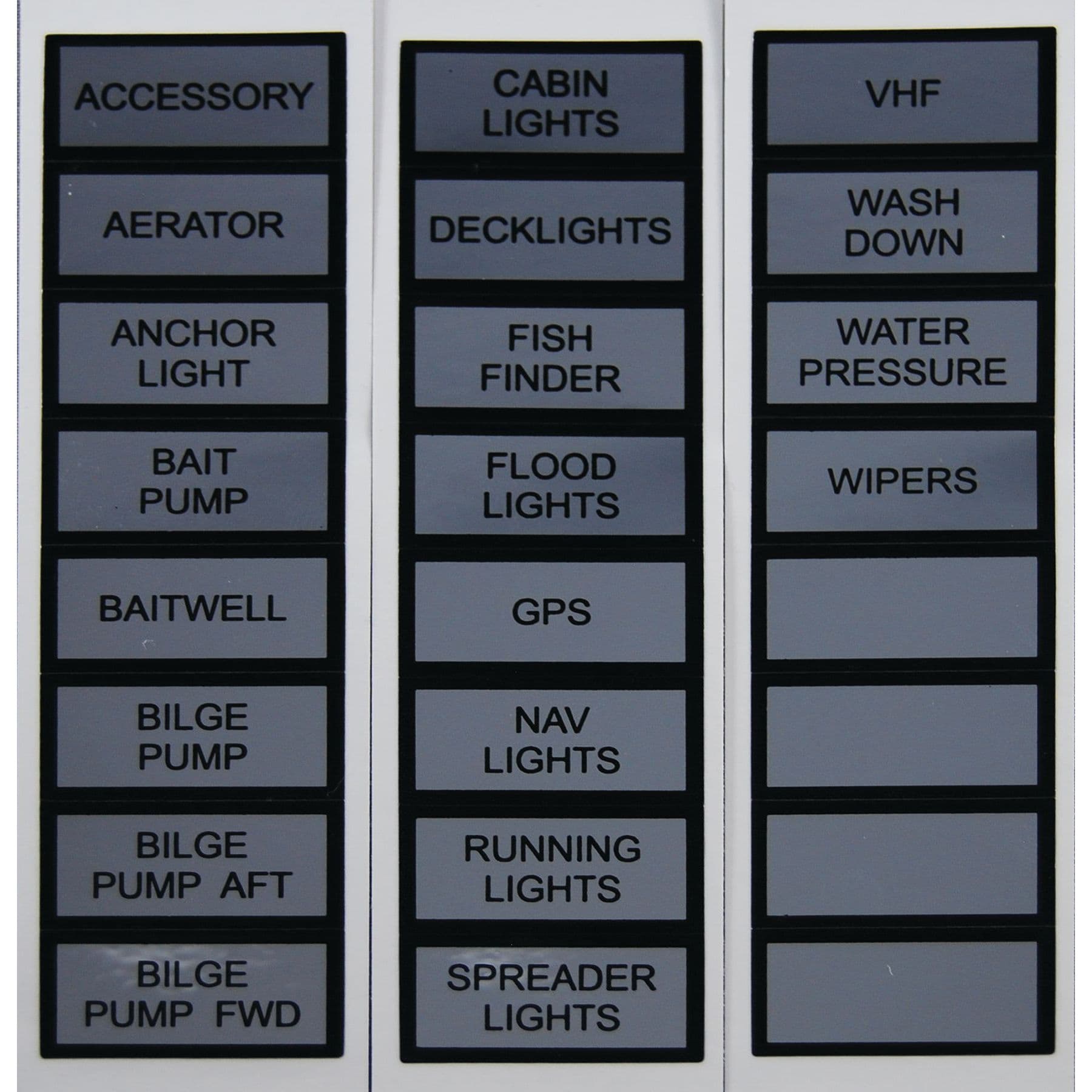 Switch Panel Label Kit