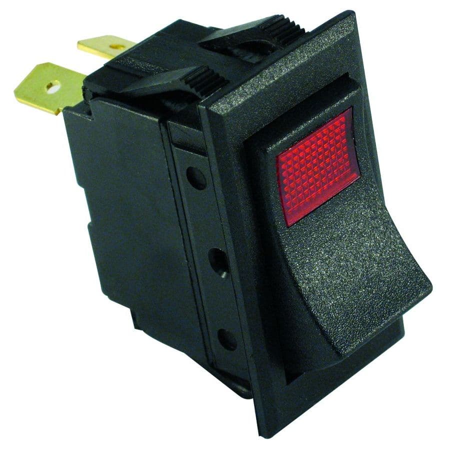 Illuminated Rocker Switch (On-Off, 3 Terminals, SPST)