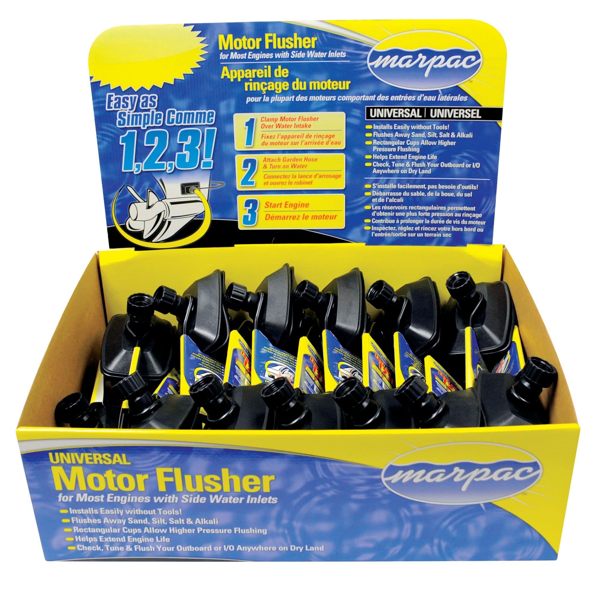 Universal Motor Flusher - Rectangular Cup (Display Box of 24)