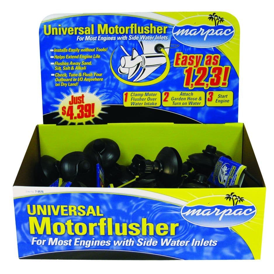 Universal Motor Flusher - Round Cup (Display Box of 24)