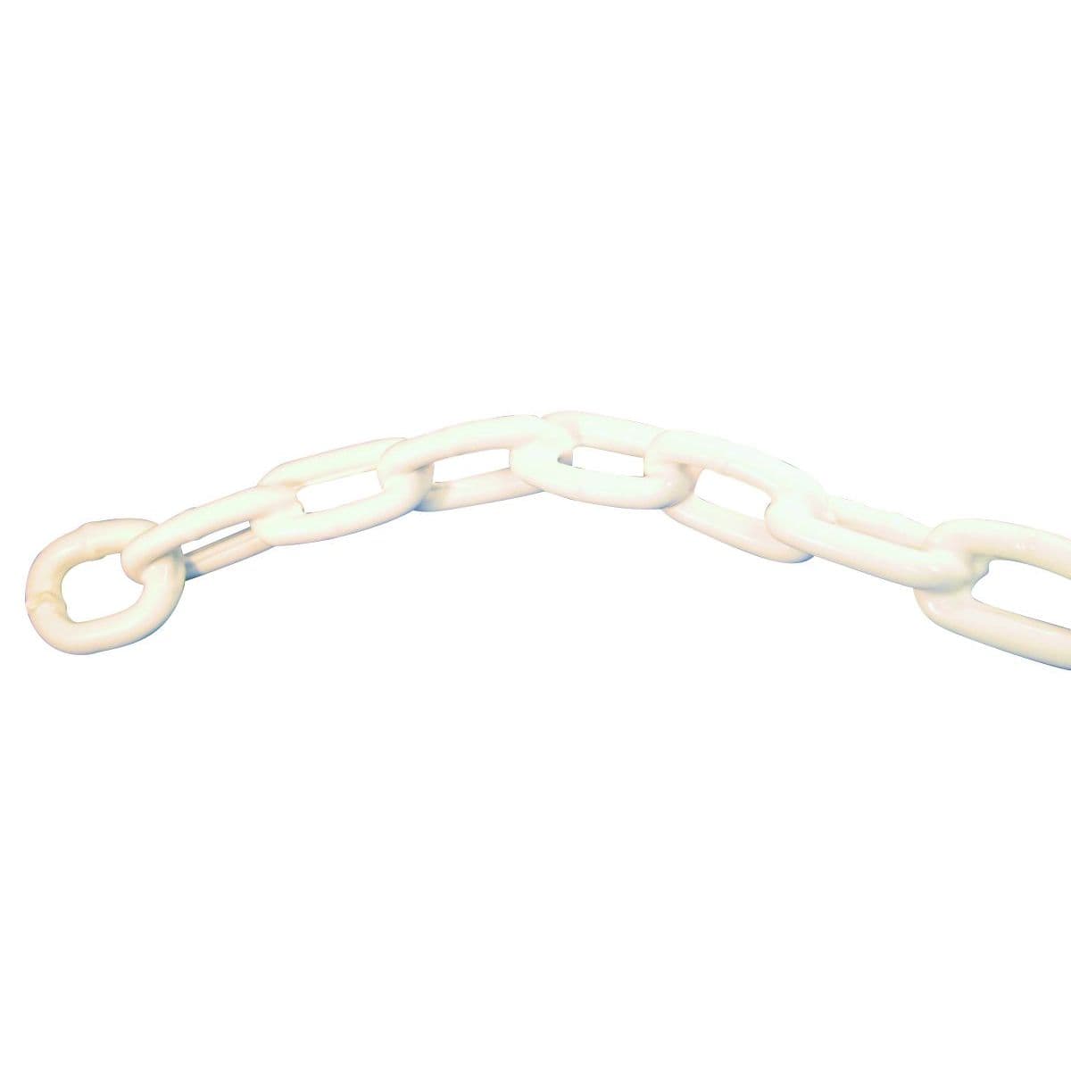White Vinyl Coated Anchor Chain - 1/4" x 4' L