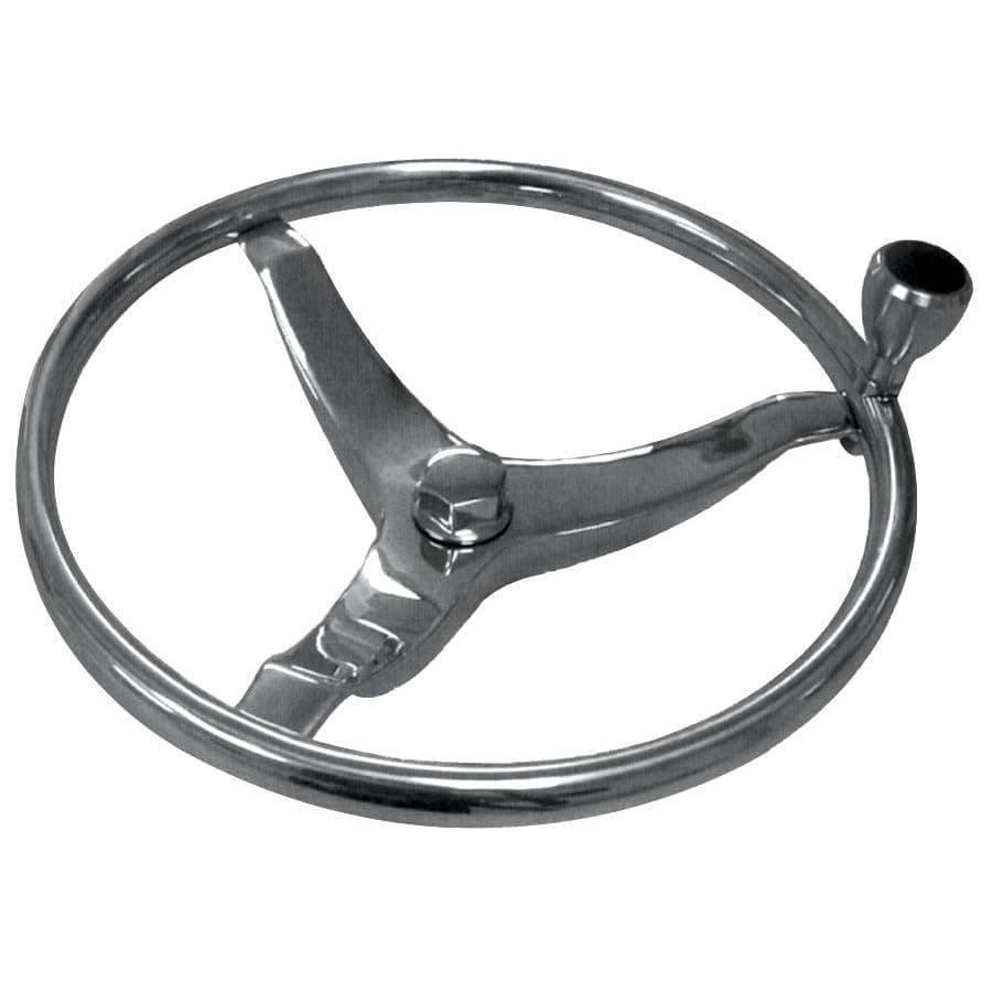 Stainless Steel Steering Wheel Kit For Uflex Steering (Diameter 15-1/2”)