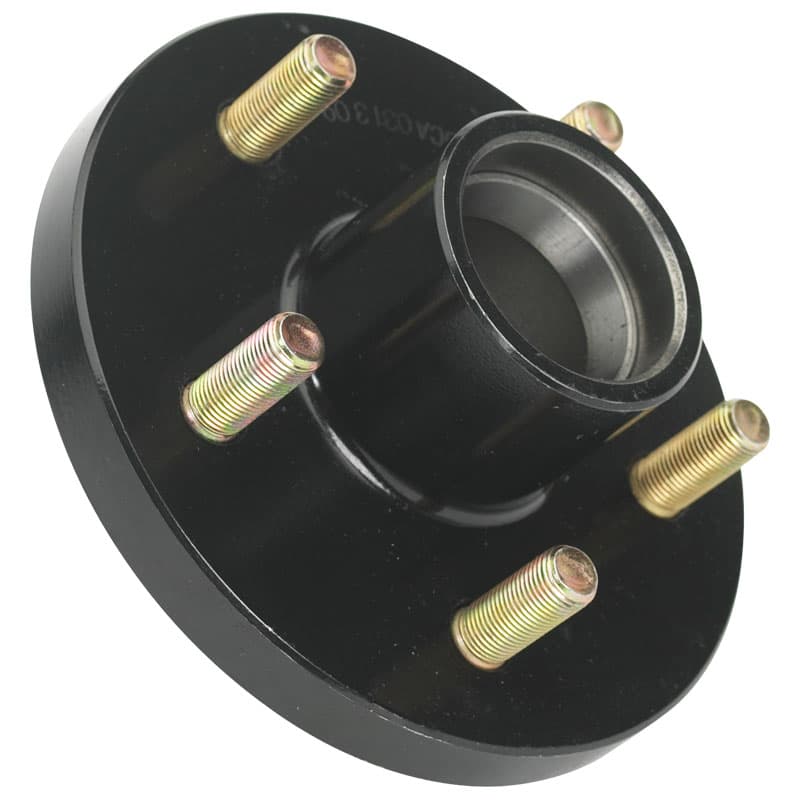 Black Coated Wheel Hub Kit (5 Stud Hub, Capacity: 1350#)