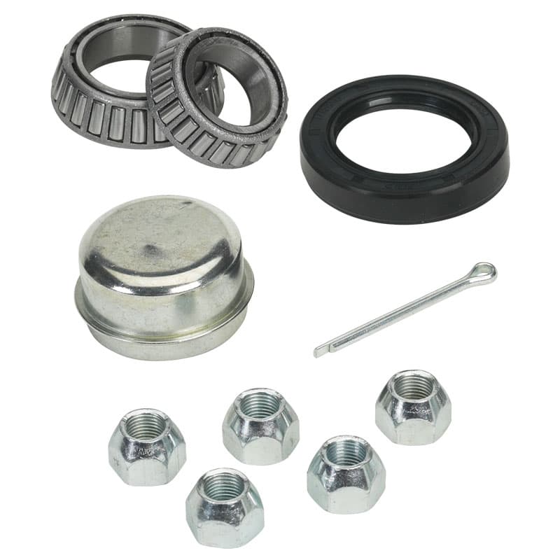 Galvanized Wheel Hub Kit (5 Stud Hub, Capacity: 1350#)