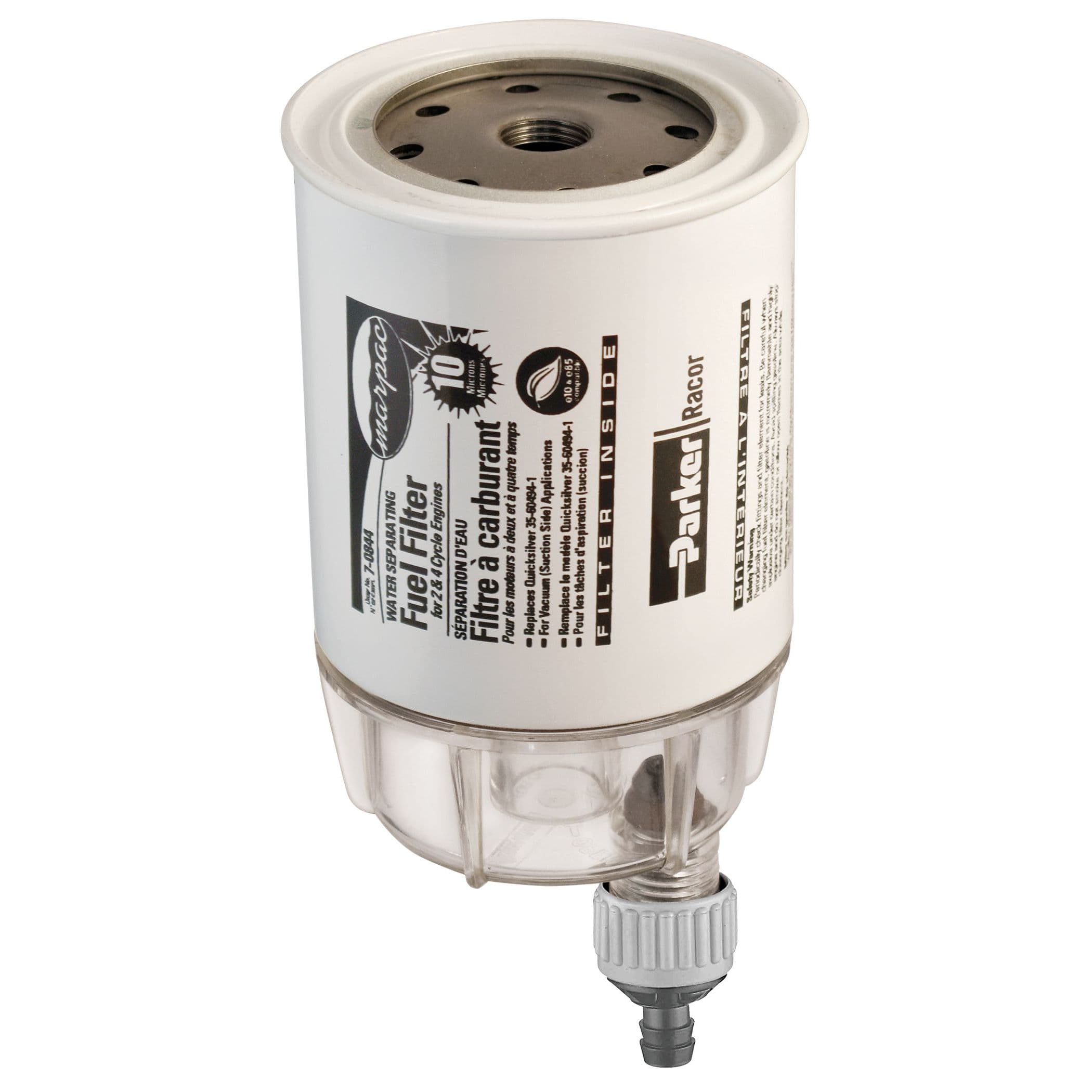 Racor® Inside Fuel/Water Separating Filter with Water Collecting Bowl - No Head