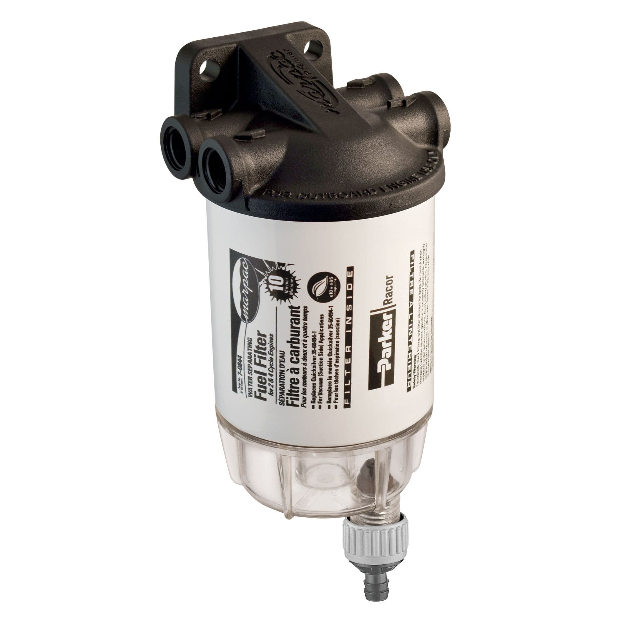 Racor® Inside Fuel/Water Separating Marine Filter Kit with Composite Filter Bracket