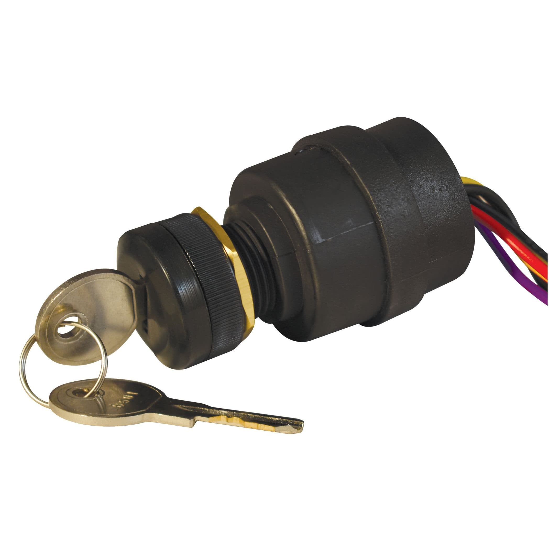 Magneto Push-To-Choke Ignition Switch (6 Wires Potted Base)