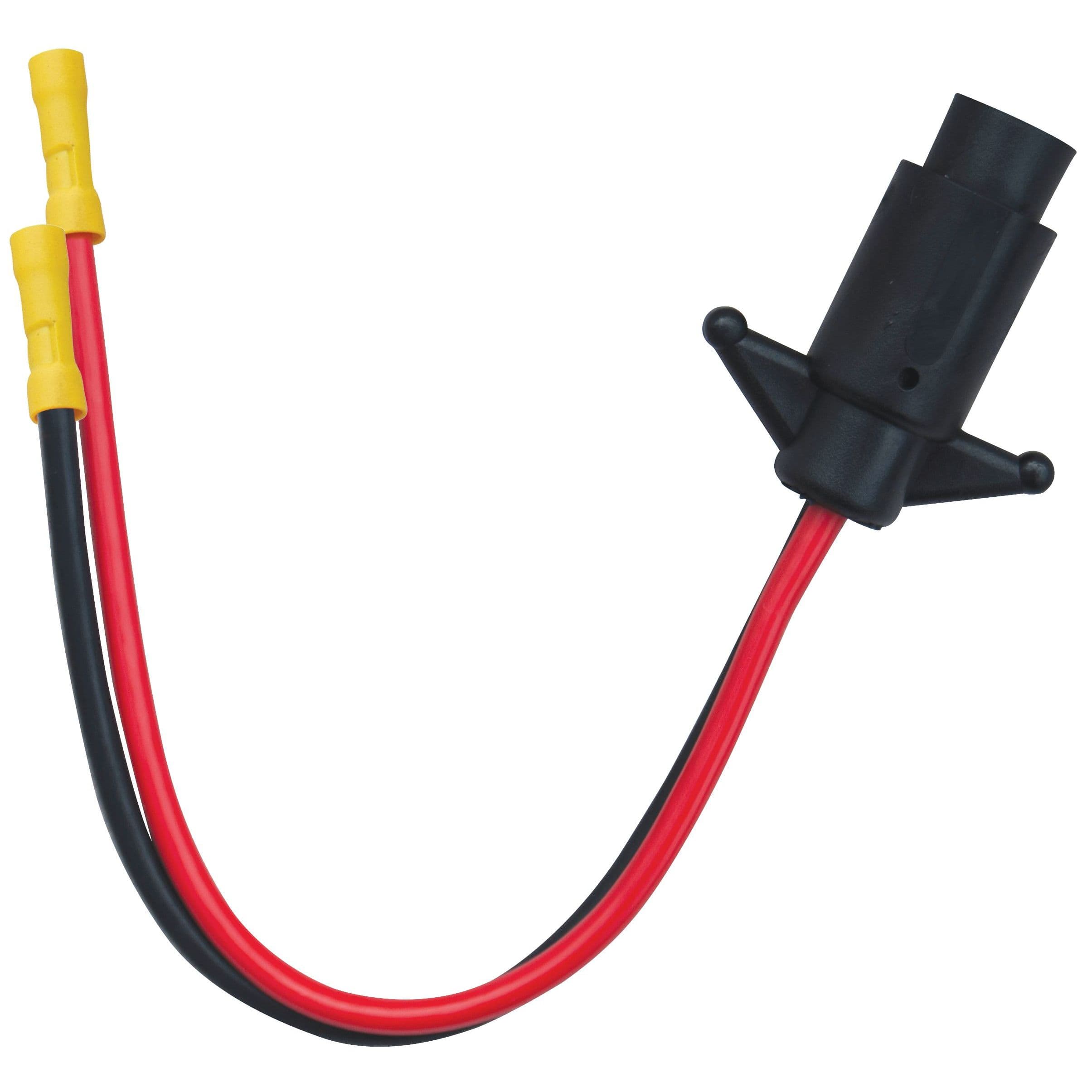 12 Volt, 2 Wire Trolling Motor Female Plug - Motor Side Connector