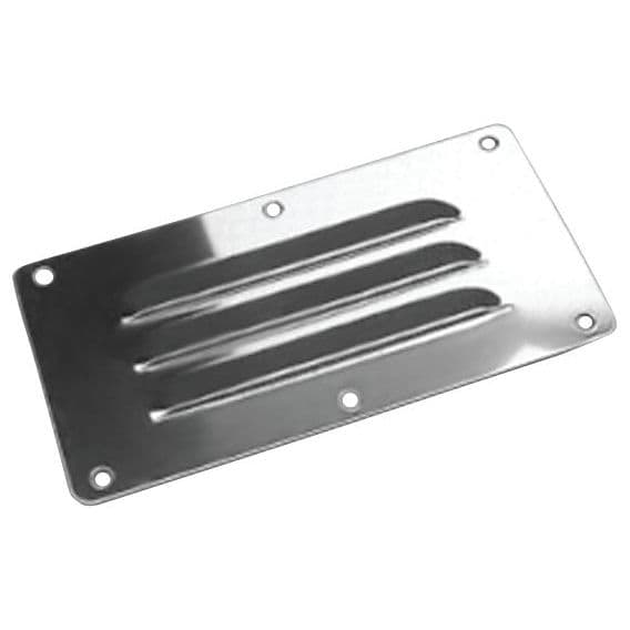 Stainless Steel Louvered Vent (5” x 2-5/8)