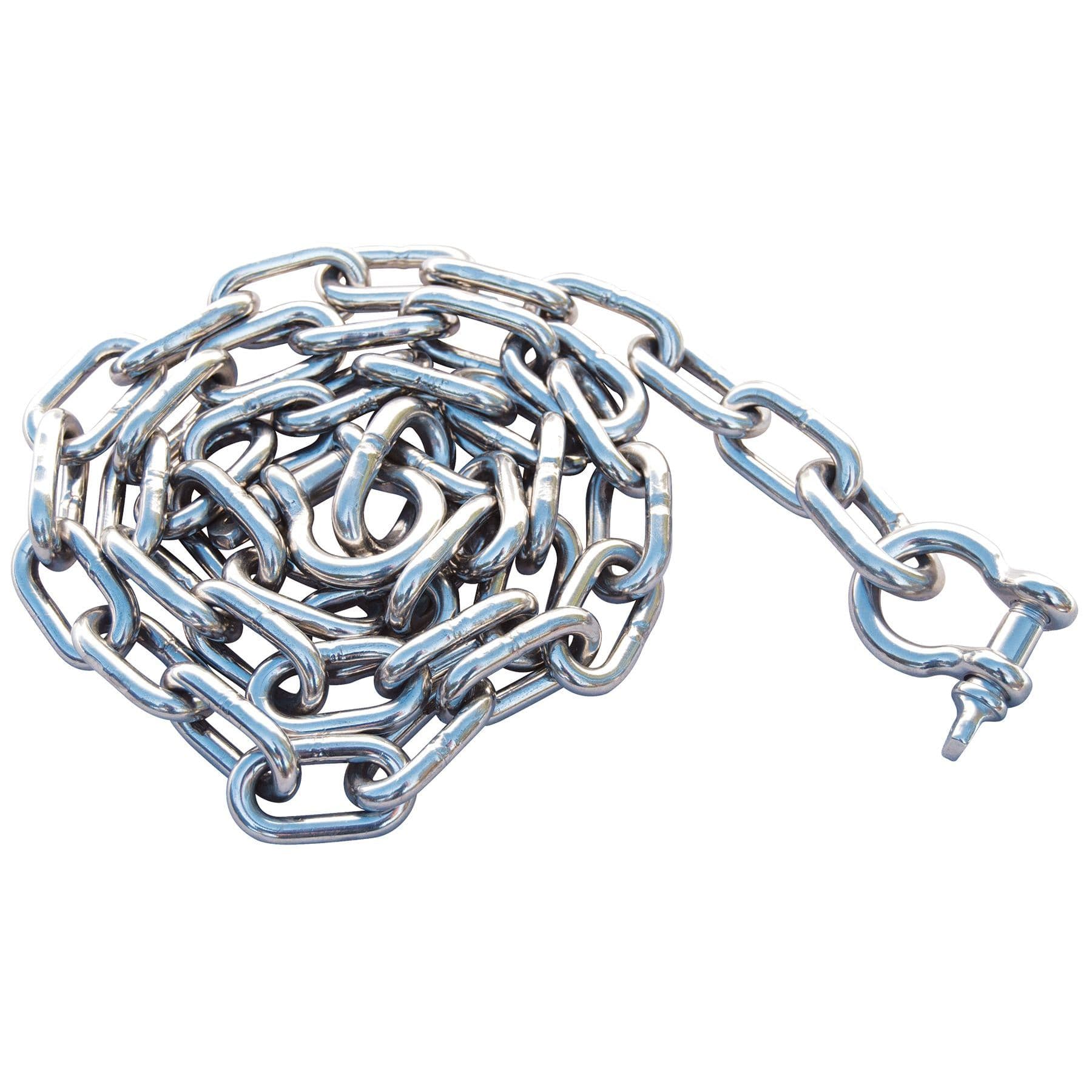 Stainless Steel Anchor Lead Chain - 3/8" x 6' L