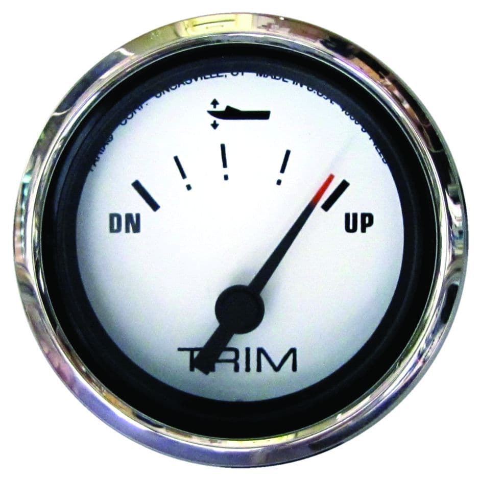 Domed Gauges with Stainless Bezel - Trim Gauge (Johnson/Evinrude)